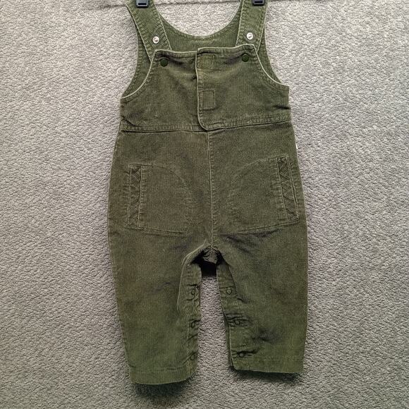 Vintage-Style Mc Baby Overalls 6–9M Snap Button Corduroy Overalls - Picture 2 of 10